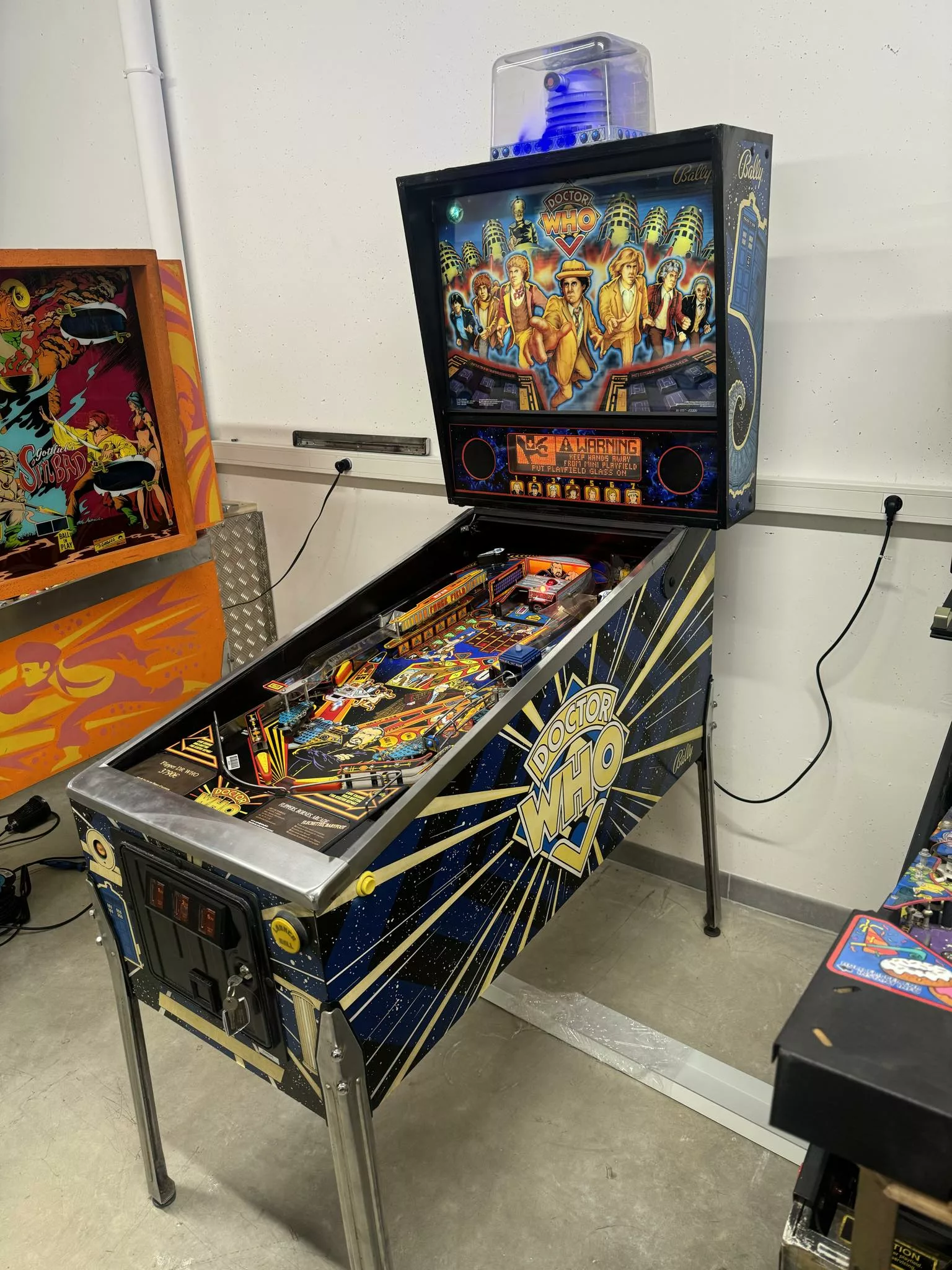 Doctor Who Decals Pinball Decal Cabinet Williams Bally DR WHO